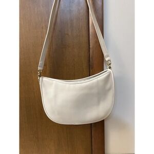 COACH Vintage Swinger Large Leather Purse Bone 4040 Pre-1994 Late 80's Shoulder